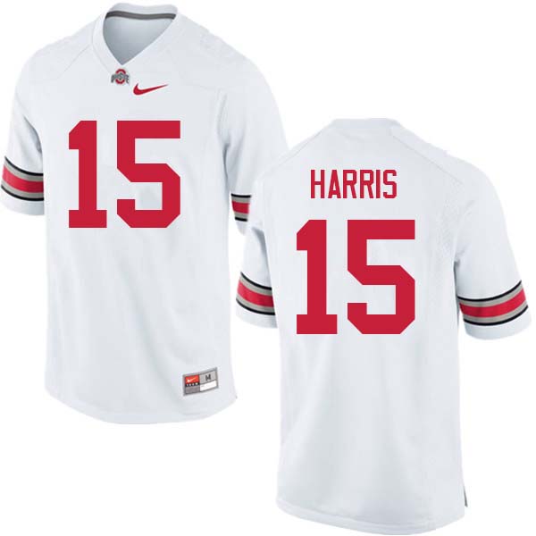 Men #15 Jaylen Harris Ohio State Buckeyes College Football Jerseys Sale-White